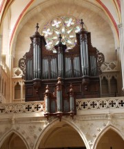 Une vue des orgues avec le zoom. Cliché personnel