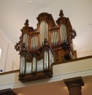 Vue de l'orgue Silbermann-Callinet-Kern de Turckheim. Cliché personnel (août 2009)