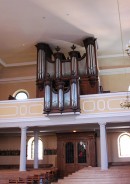 Vue de l'orgue Callinet / Kern d'Eguisheim. Cliché personnel (août 2009)