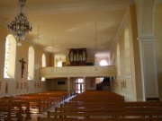 Vue intérieure panoramique en direction de l'orgue. Cliché personnel