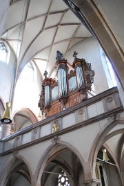 Vue de l'orgue depuis le collatéral Nord. Cliché personnel