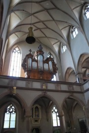 Portrait de l'orgue depuis la nef. Cliché personnel