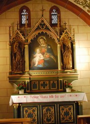La remarquable représentation: Maria-vom-Trost-Gnadenbild. Chapelle de Marie. Cliché personnel