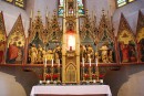 Le maître-autel de l'église St-Martin. Cliché personnel (en 08.2009)