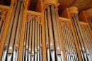 Montre de l'orgue de Lüsslingen. Cliché personnel (fin oct. 2009)