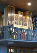 Vue de l'orgue Metzler (2010) de l'église cathol. de Langenthal. Cliché personnel (21.03.2011)