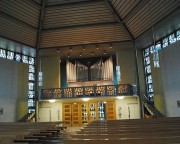 Vue panoramique intérieure en direction de l'orgue. Cliché personnel