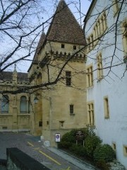 Château de Neuchâtel, entrée. Cliché personnel