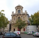 Façade classique de St-Gervais à Paris. Cliché personnel (début nov. 2009)