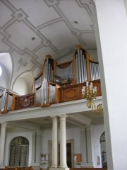 Autre vue de l'orgue Ziegler-Mingot de Saingnelégier. Cliché personnel