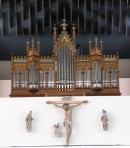 L'orgue Klingler/Wolf-Giusto du Noirmont. Un instrument historique remarquable. Cliché personnel (mars 2006)