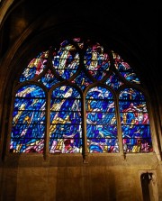 Verrière de Bazaine: le Baptême (second vitrail). Cliché personnel