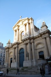 Façade de l'église St-Roch, Paris. Cliché personnel (nov. 2009)