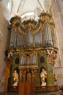 Vue de l'orgue Ignaz Kober (1804) de l'abbaye Heiligenkreuz en Autriche. Crédit: //www.pipeorganbuilder.com/