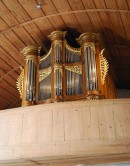 Vue de l'orgue Stölli/Kuhn de l'église d'Erlenbach. Cliché personnel (mars 2010)