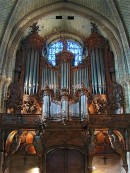 Grand Orgue C.-Coll de la cathédrale d'Angers (buffet du 18ème s.). Crédit: //fr.wikipedia.org/