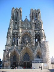 Cathédrale de Reims où N. de Grigny fut organiste. Crédit: //fr.wikipedia.org/