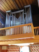 Vue de l'orgue Wälti dans l'église de Wynau. Cliché personnel (juillet 2010)