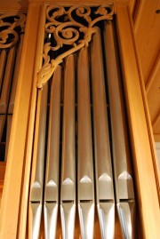 Vue de la tourelle droite de l'orgue. Cliché personnel