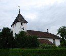 Vue de l'église de Riggisberg. Cliché personnel