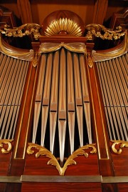 Autre vue détaillée du buffet de l'orgue. Cliché personnel