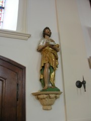 Autre statue polychrome précieuse à Montfaucon. Cliché personnel