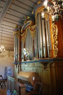 Vue du grand Buffet (anciennement Goll) de l'orgue. Cliché personnel