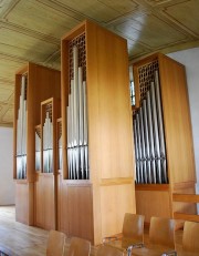 Vue du grand buffet de l'orgue en tribune. Cliché personnel
