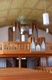 Une dernière vue de l'orgue Kuhn de cette église de Schöftland. Cliché personnel