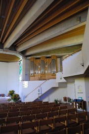 Une dernière vue de l'orgue en perspective avec la nef. Cliché personnel