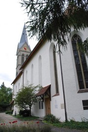 Eglise de Münchenbuchsee, vue extérieure. Cliché personnel (sept. 2010)