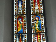 Verrière Sud: Maria Magdalena et Ste-Hélène (vers 1300). Cliché personnel