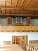 Vue de l'orgue Metzler de l'église de Wyssachen. Cliché personnel (sept. 2010)