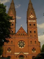 La Domkirche de Hamburg. Crédit: //de.wikipedia.org/