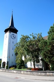 Vue extérieure de l'église de Hasle b. Burgdorf. Cliché personnel (sept. 2010) 