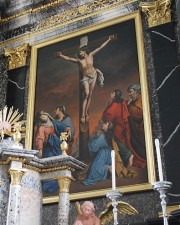 Maître-autel, la Crucifixion. Cliché personnel