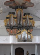 Vue du grand orgue Cäcilia AG (1980) de l'église de Schüpfheim. Cliché personnel (sept. 2010)