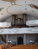 Vue de l'orgue Graf, église St-Martin d'Entlebuch. Cliché personnel (début oct. 2010)