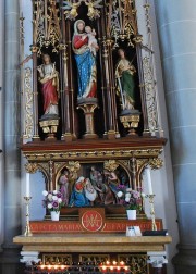 Détails d'un des autels gauches avec la Nativité. Cliché personnel