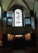 Vue du grand orgue Kuhn (2007) de la cathédrale de Coire. Cliché personnel (07.2010)