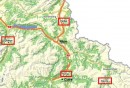 Eméplacement géographique dans la vallée du Rhin. Crédit: http://map.search.ch/chur.en.html