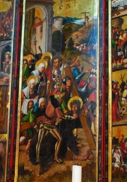 Détail du Katharinen-Altar: Jésus portant sa croix (vers 1500). Cliché personnel