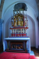 Vue de l'autel de l'époque gothique tardive. Cliché personnel