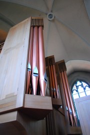 Vue de la Montre du grand orgue. Cliché personnel