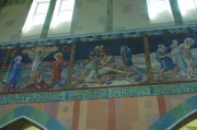 Autre vue du Chemin de Croix peint dans la nef. Cliché personnel
