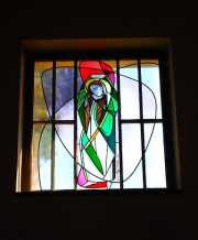 Autre vitrail de Joachim Albert. Cliché personnel