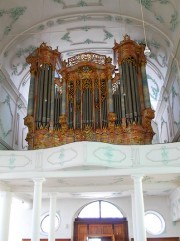 Vue du grand orgue Steinmeyer. Cliché personnel