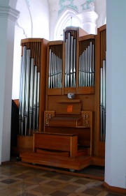 Vue de l'orgue de choeur Steinmeyer. Cliché personnel