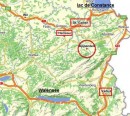 Emplacement géographique d'Appenzell-ville. Crédit: http://map.search.ch/9050-appenzell/bankgasse-6