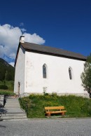 Vue de la petite église (chapelle) San Sebastian. Cliché personnel